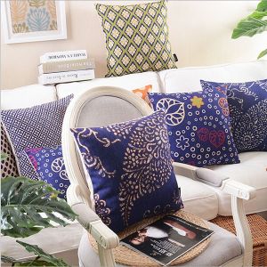 Poduszki dekoracyjne na krzesła - Niebieskie i granatowe